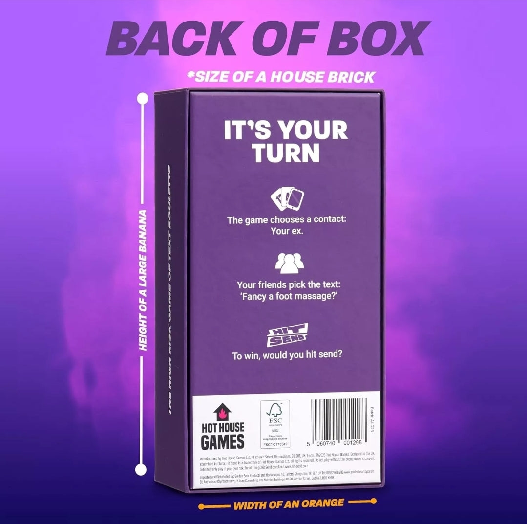 Hit Send Card Game