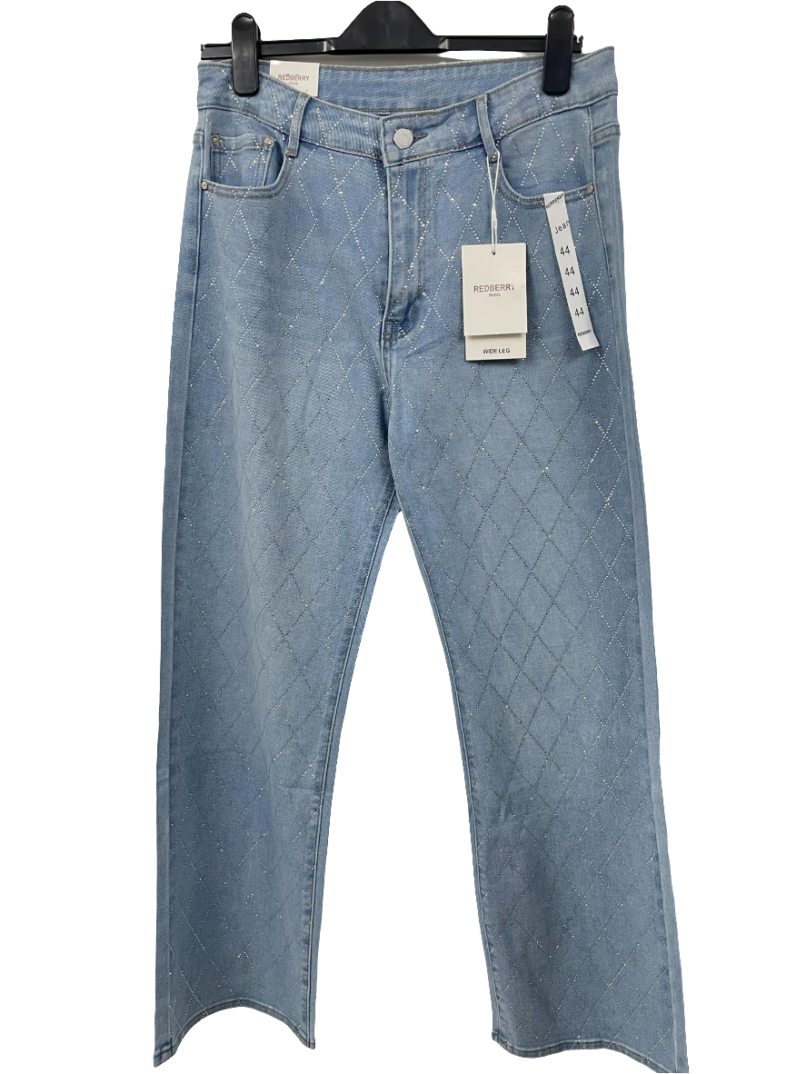Chellies Sparkle Striaght Leg Jeans (UK 10-20)