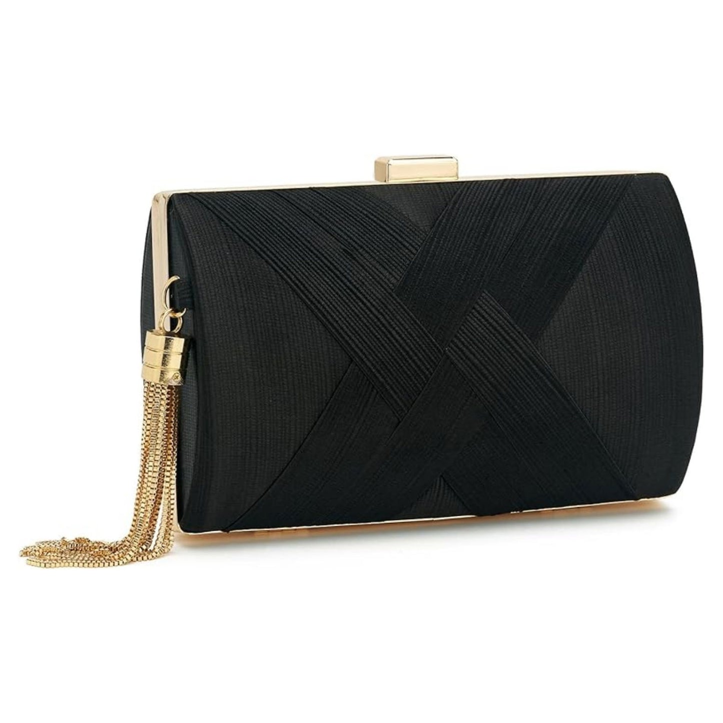 Hardshell Clutch Bag With Tassle
