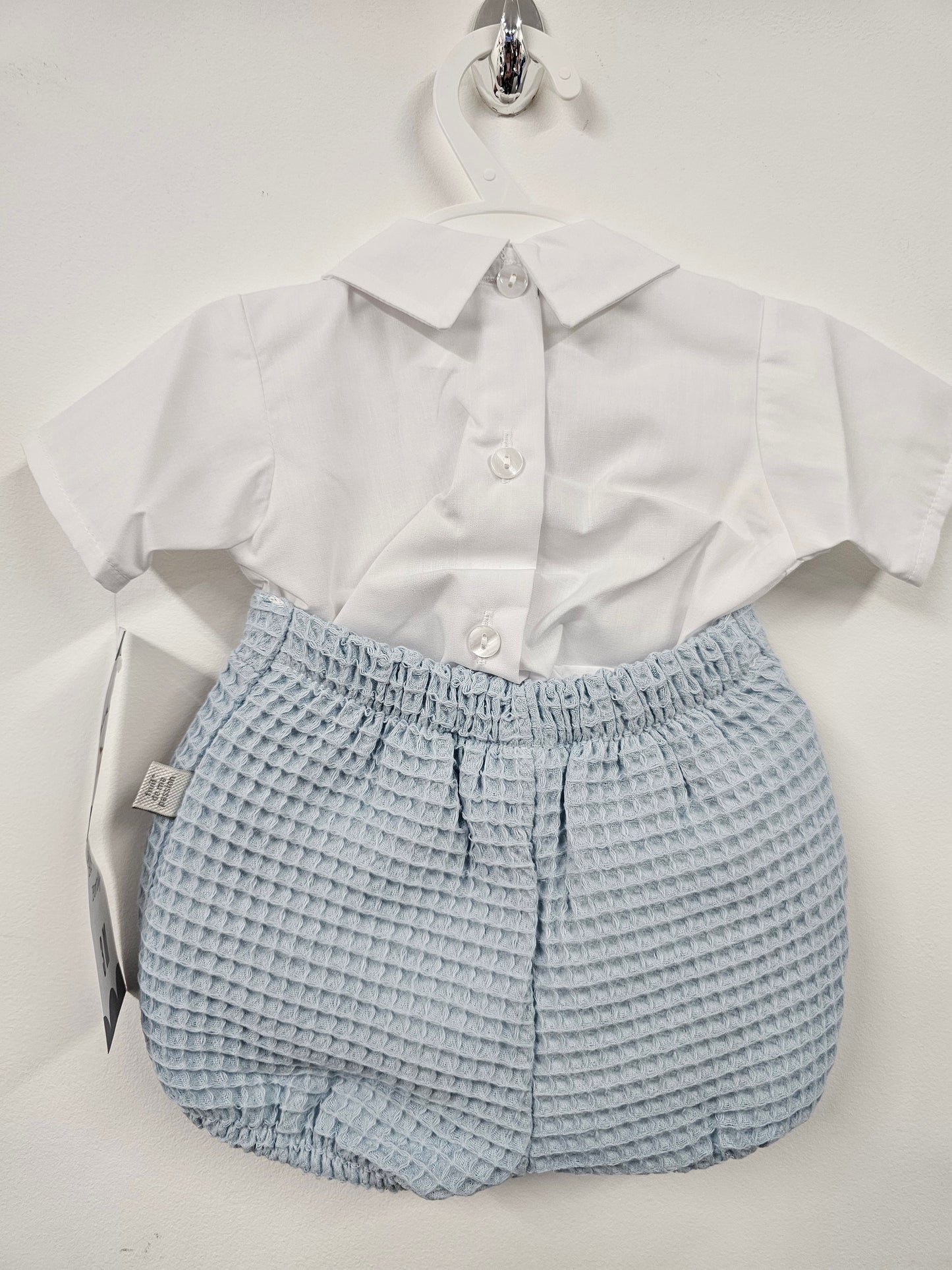 Baby Boys Portuguese Short & Shirt Set Blue (0-36Months)