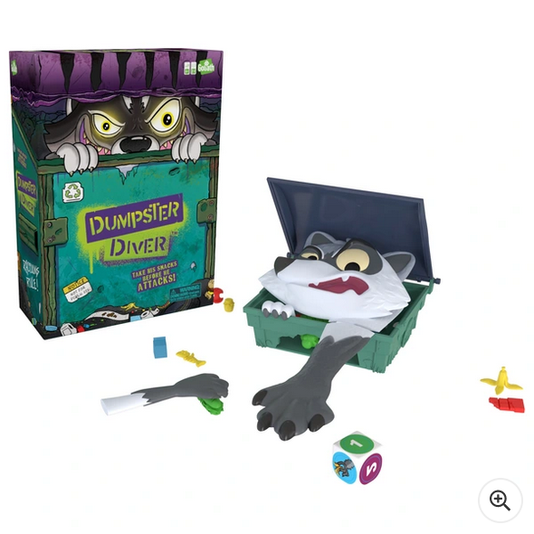 Dumpster Diver Game with bonus 24pc puzzle included