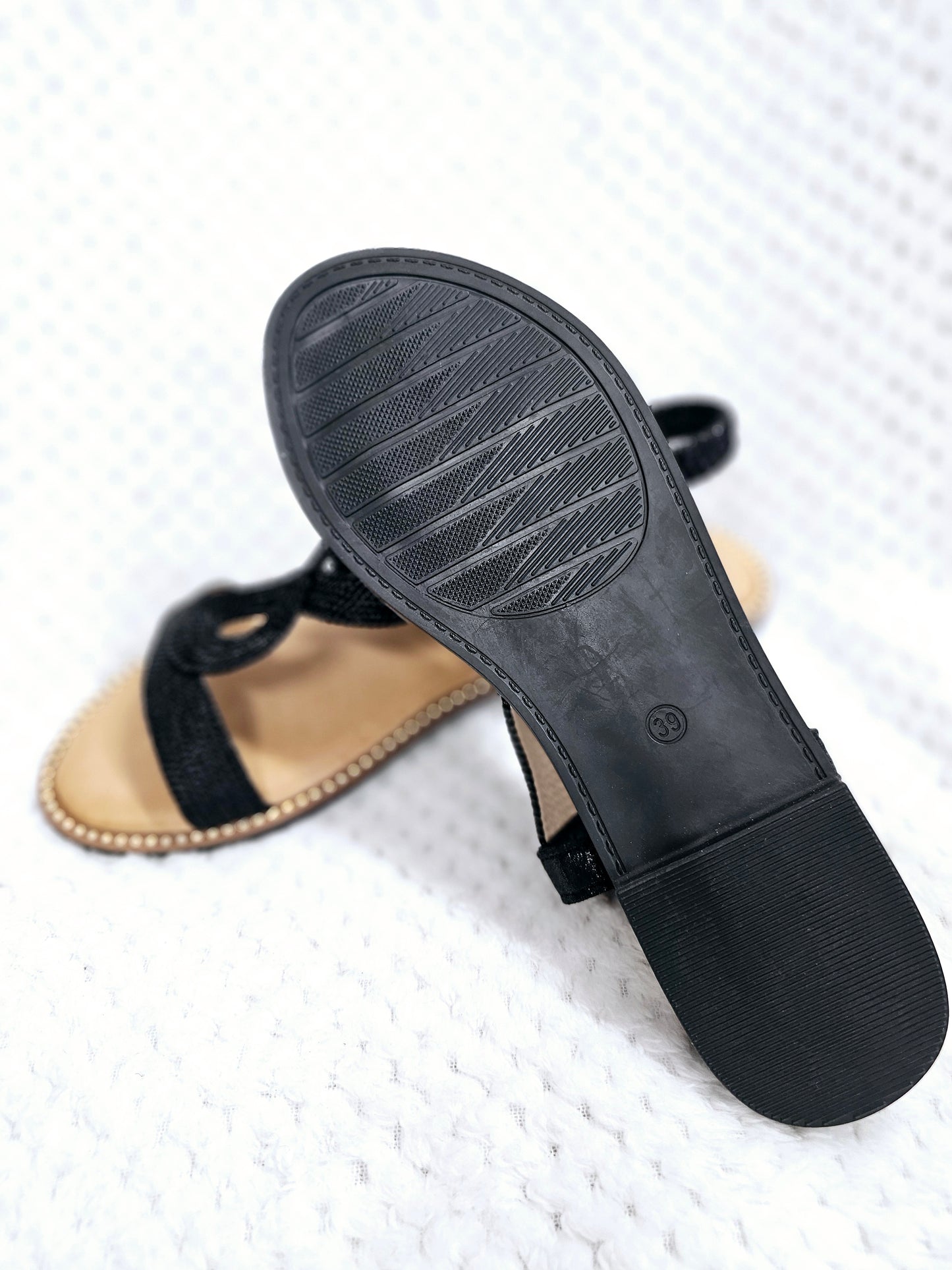 Ladies Black Sandals