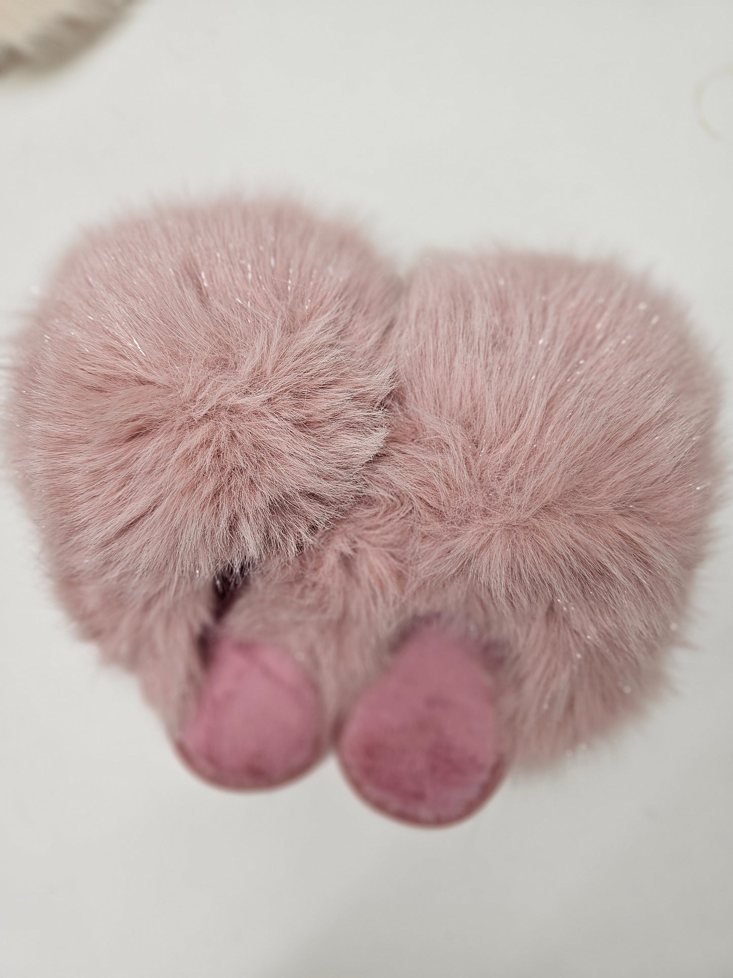 Fluffy Pink Slippers