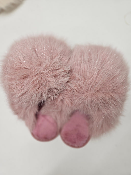 Fluffy Pink Slippers