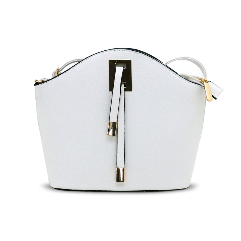 White Strap Bag