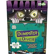 Dumpster Diver Game with bonus 24pc puzzle included