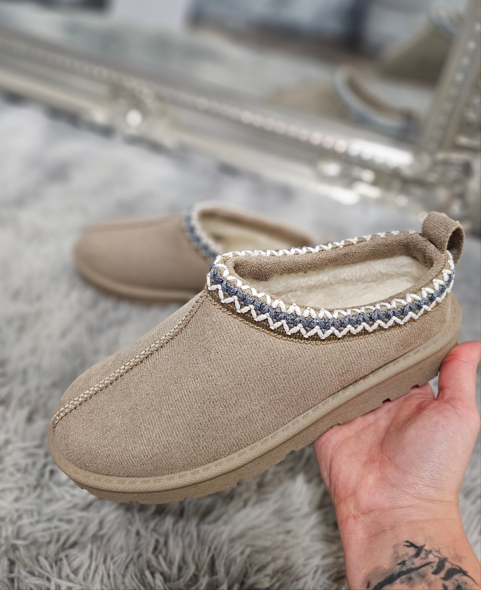 Fur Slipper Flat Shoes