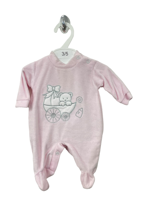 Baby Girls Sleepsuit 3/5lbs With Embroidered Design