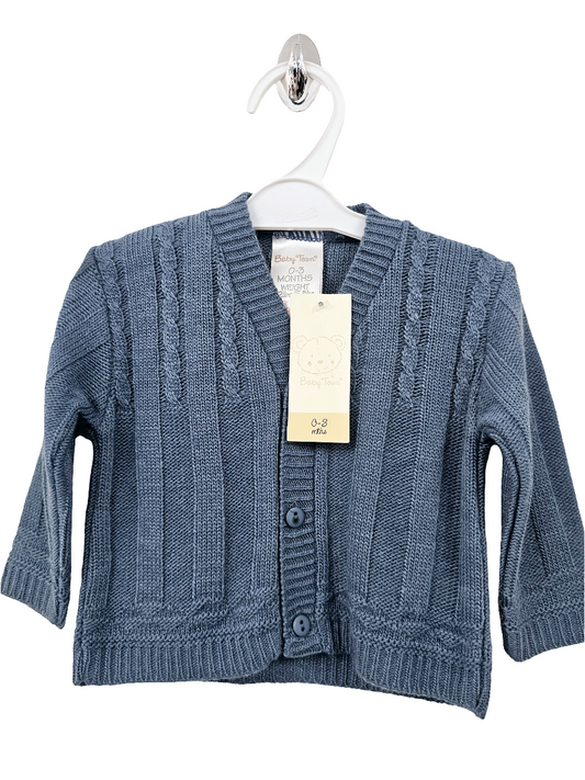 Baby's Petrol Blue Cardigan (0/3-3/6m)