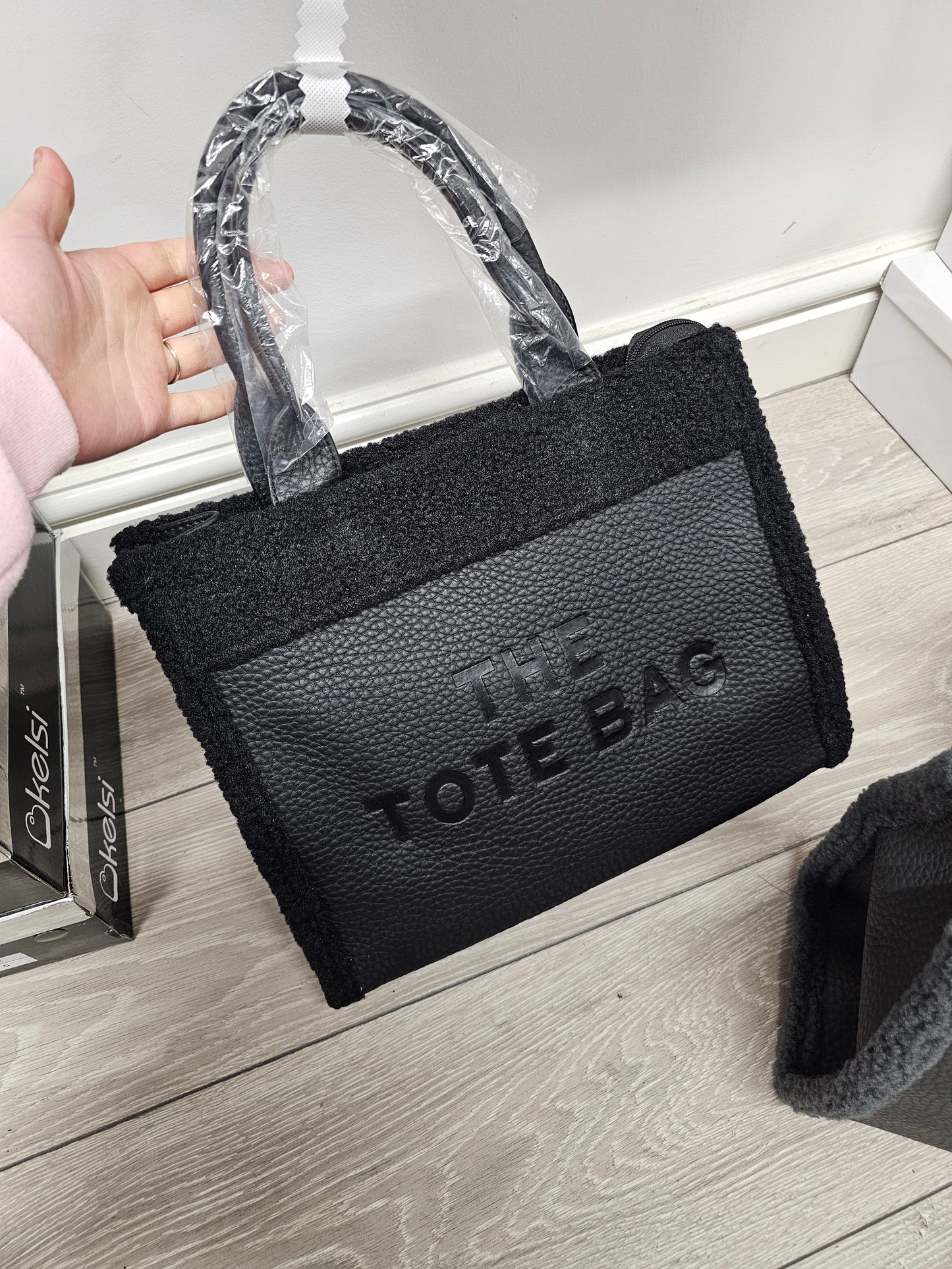 The Black Fur T Bag