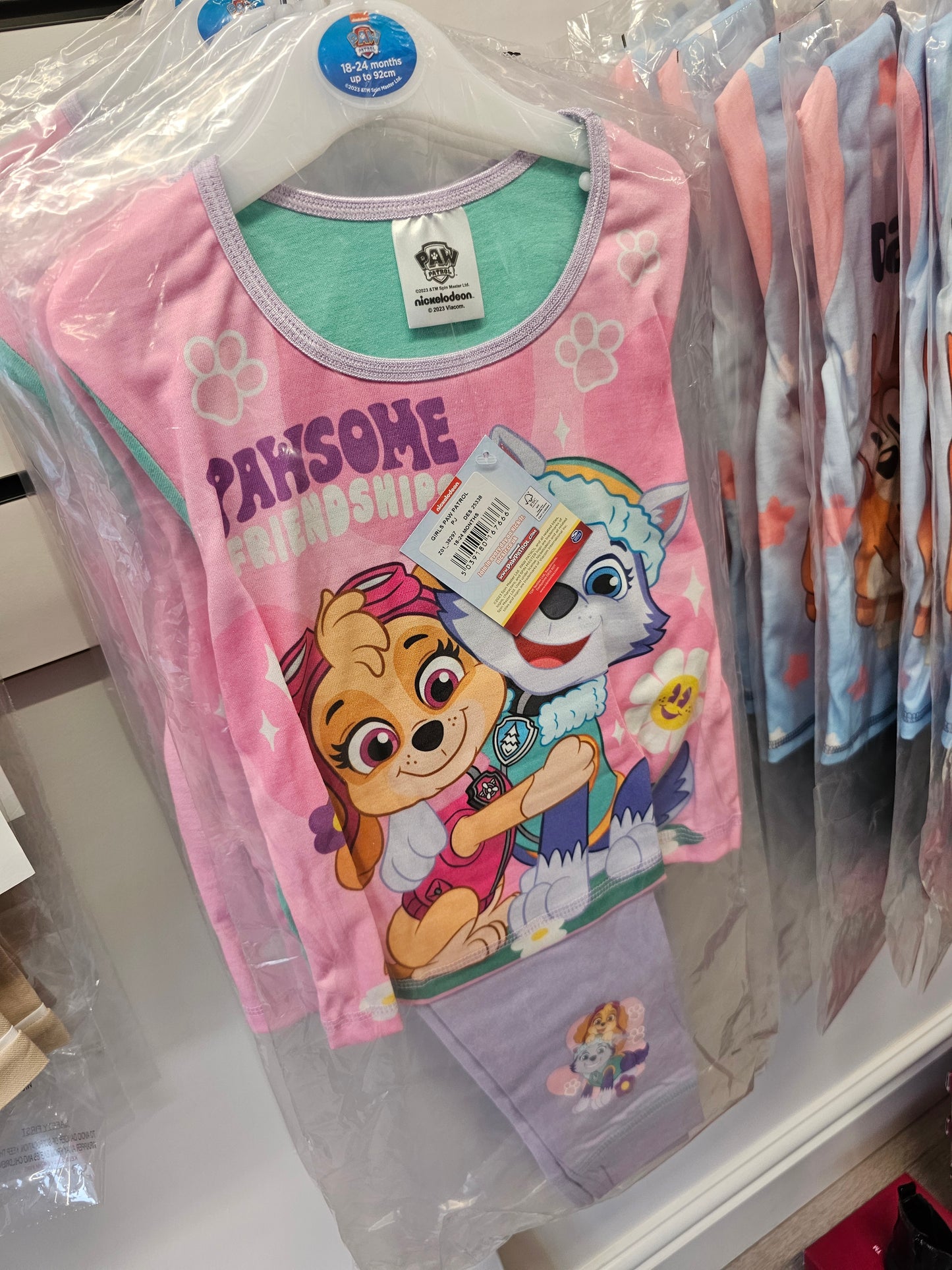 Girls Paw Patrol PJ Set (18m-5yrs)