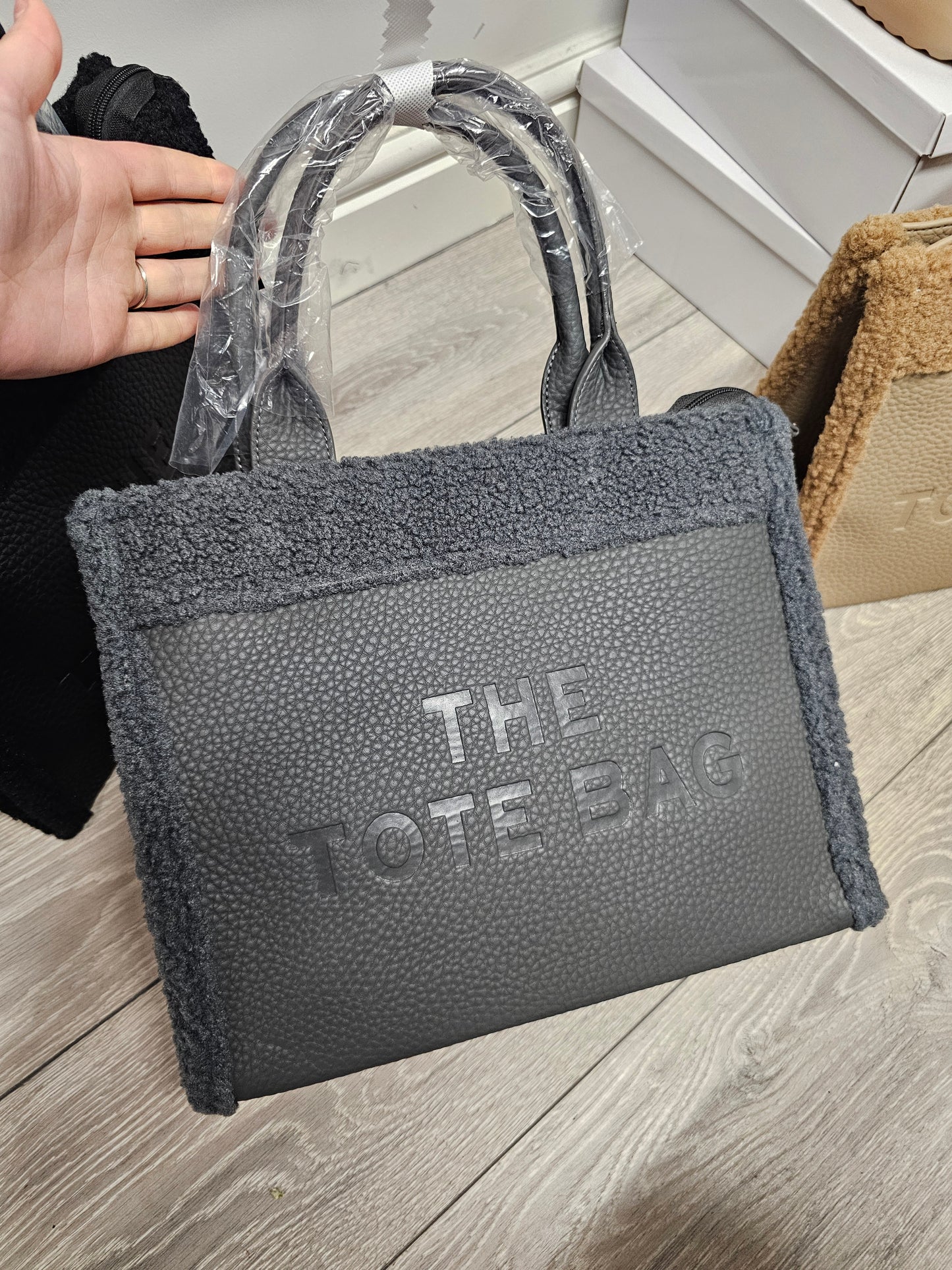 The Grey Fur T Bag