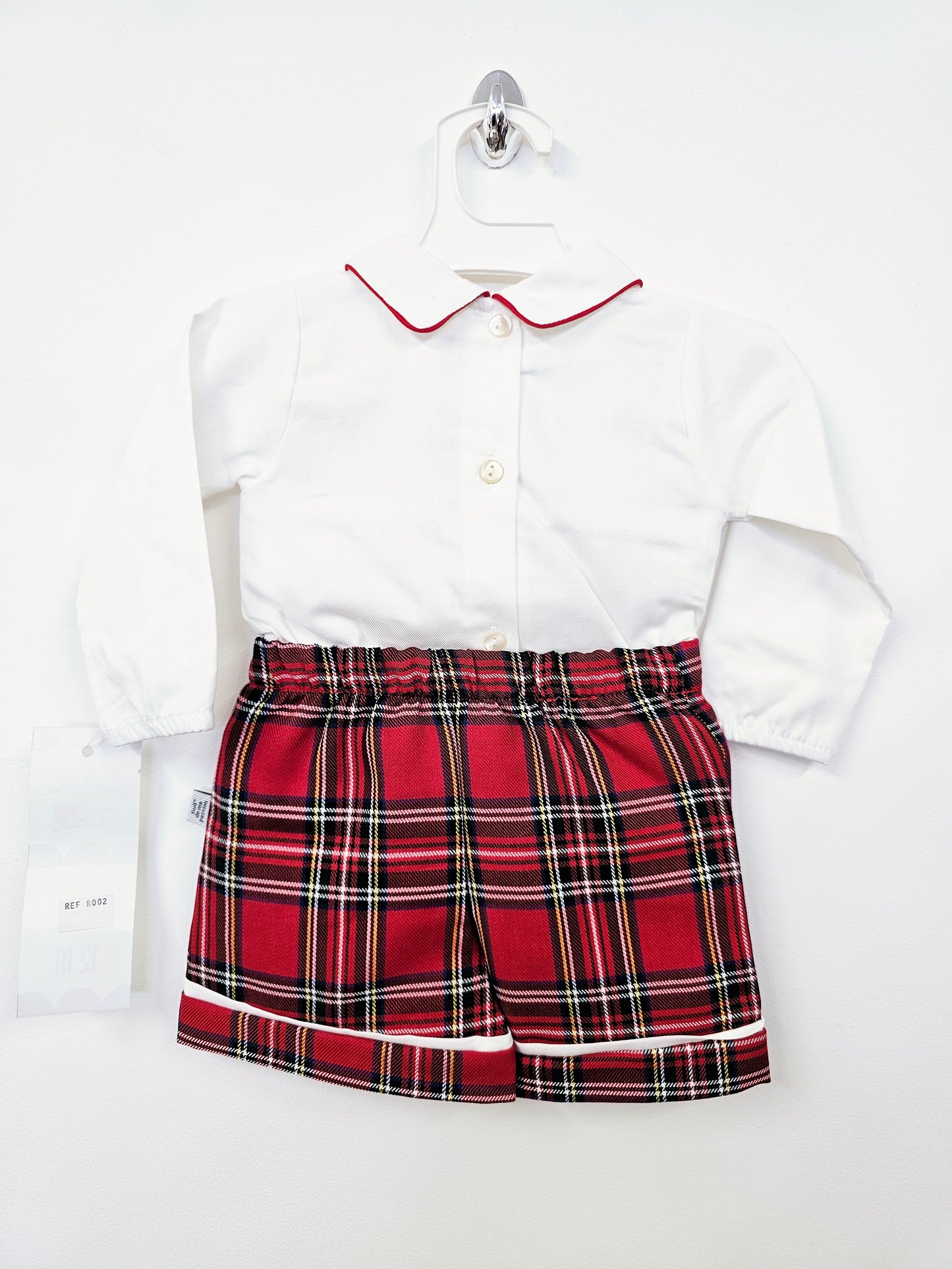 Boys Red Tartan Spanish Outfit (0-36m)