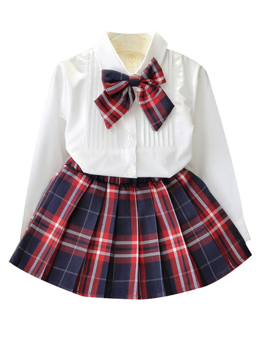 Girls Shirt & Skirt Set ( 6-7 Years / 9-10 Years )