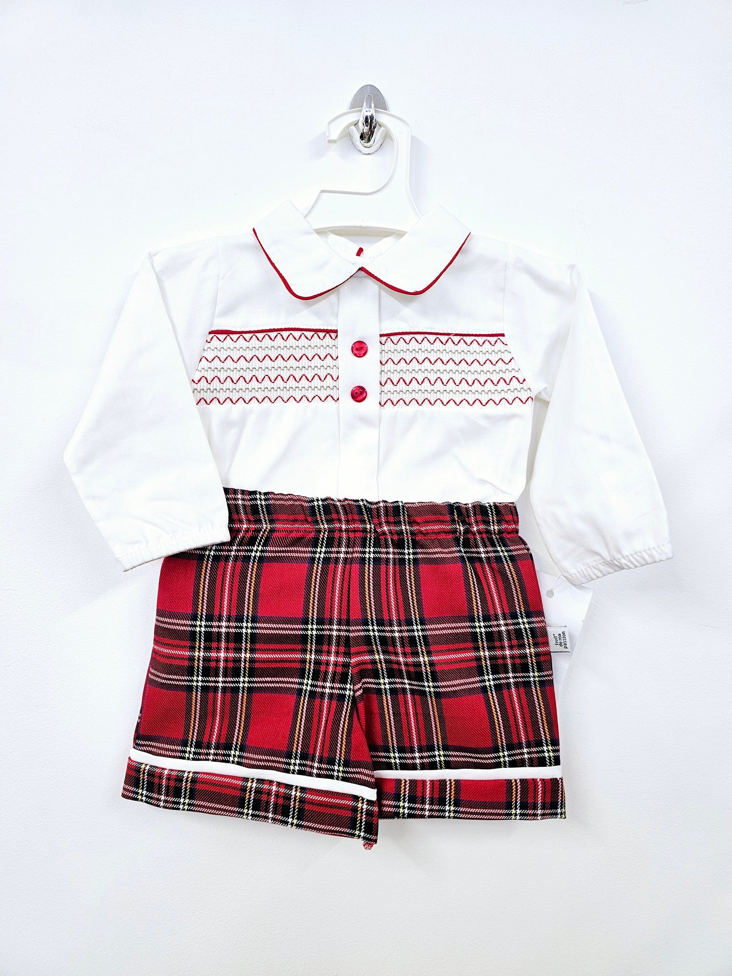 Boys Red Tartan Spanish Outfit (0-36m)